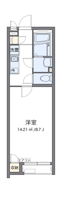 クレイノファミーユ東大宮 間取り図