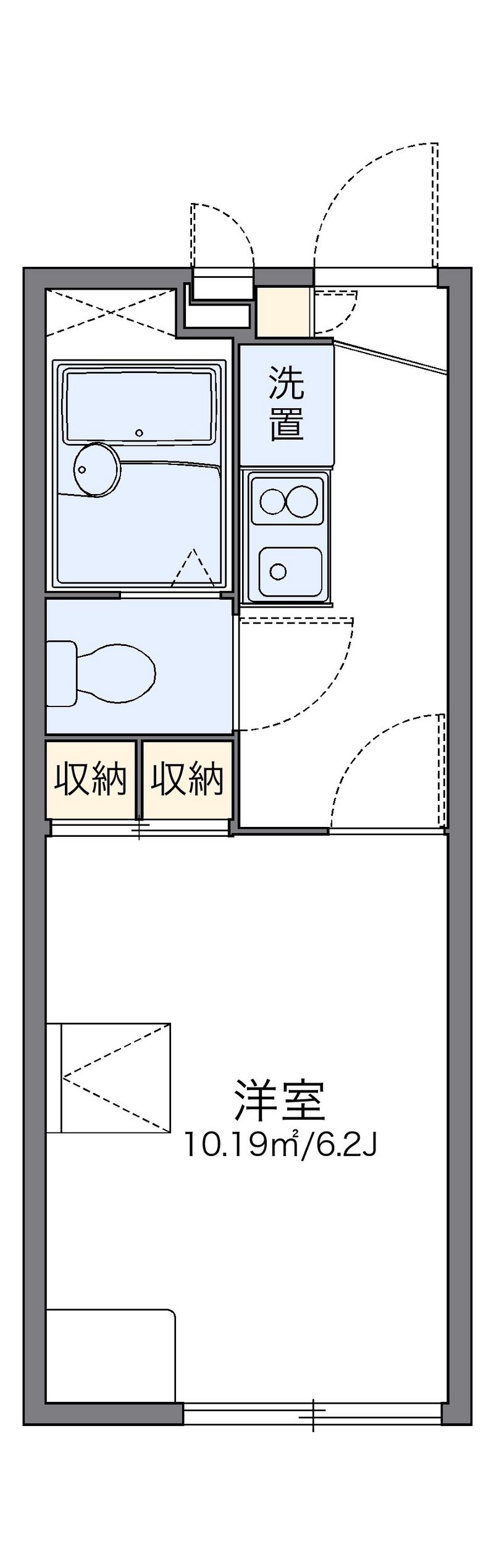レオパレス南平台 間取図