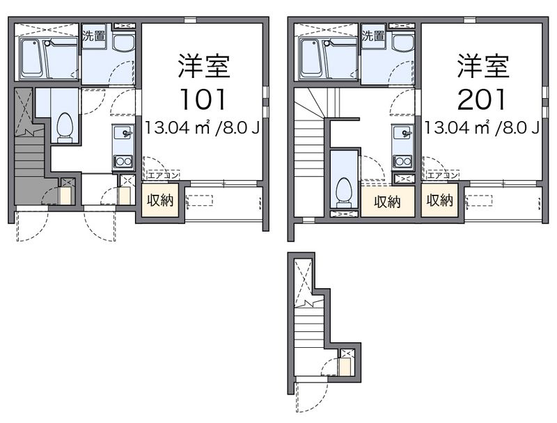 クレイノベストプレイスⅡ 間取図