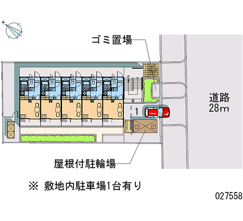 レオパレス春駒マンション 区画図