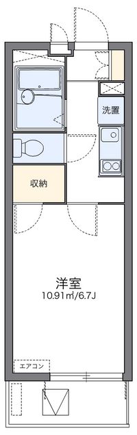 レオパレスカメリヤ 間取り図