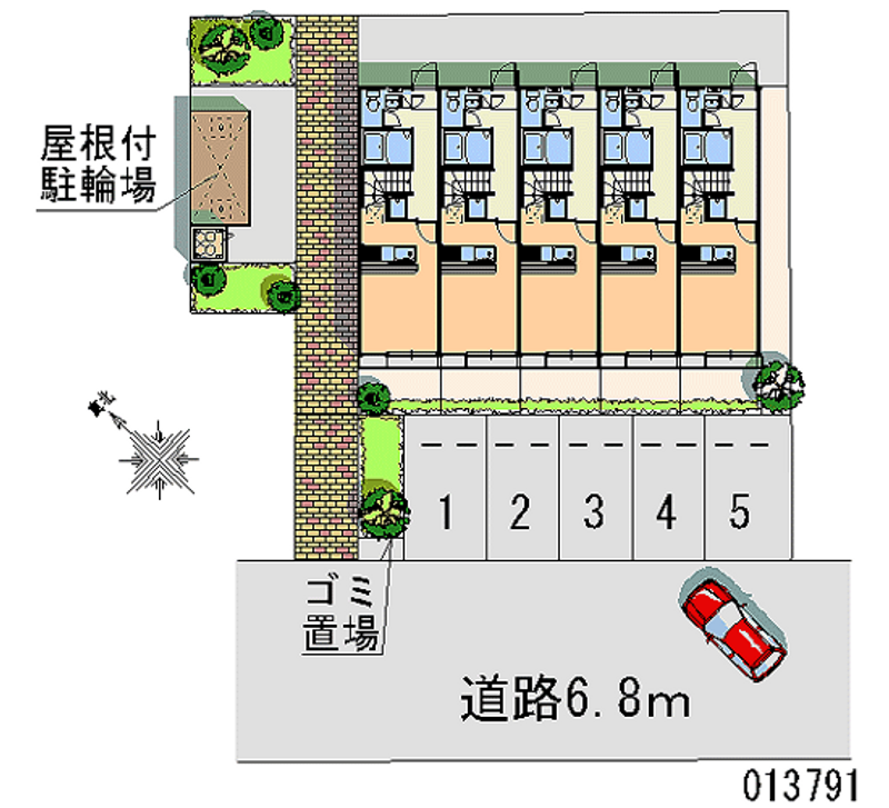 レオパレス今井 月極駐車場