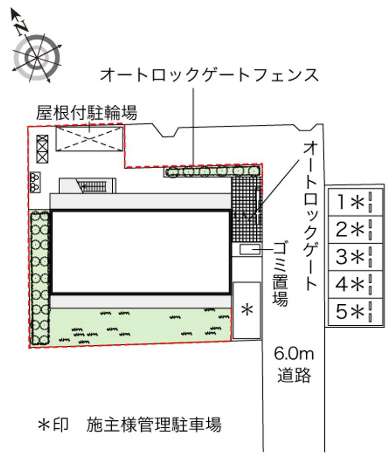 レオパレスブランシェ 配置図