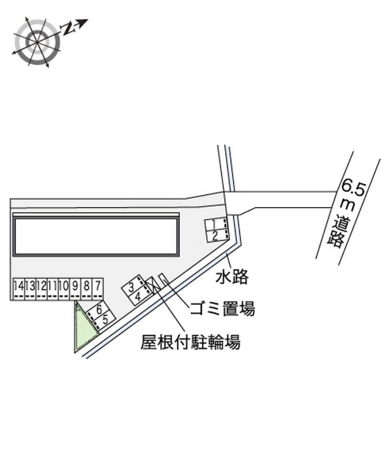 レオネクスト西椎路 配置図