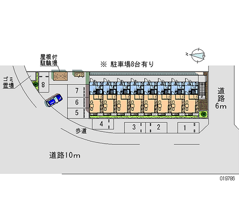 レオパレスカサブランカ 月極駐車場