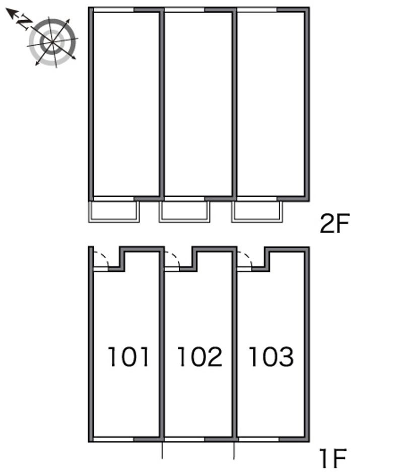 レオネクスト高芝 間取配置図