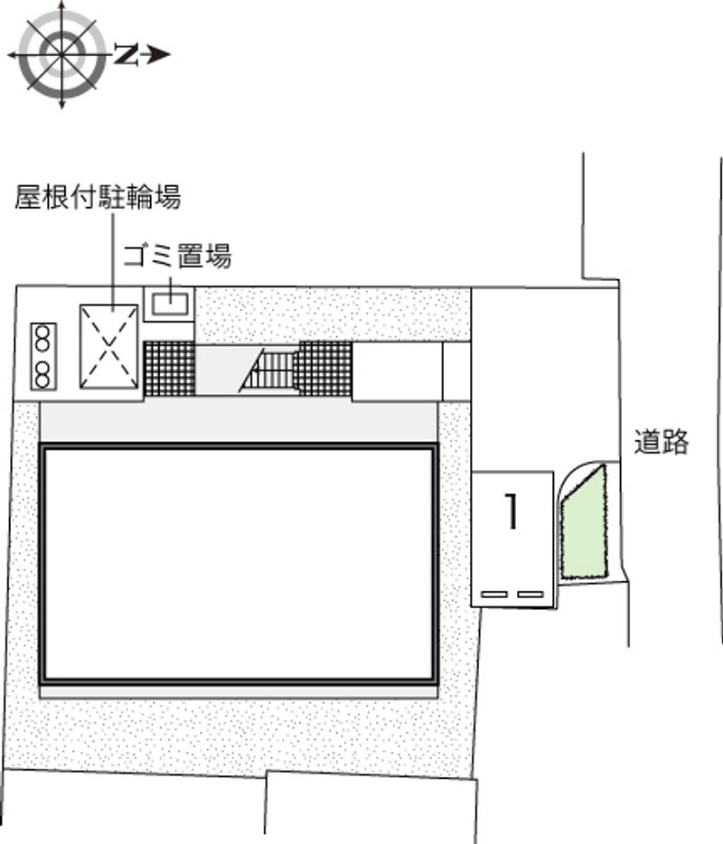 レオパレス立林 配置図