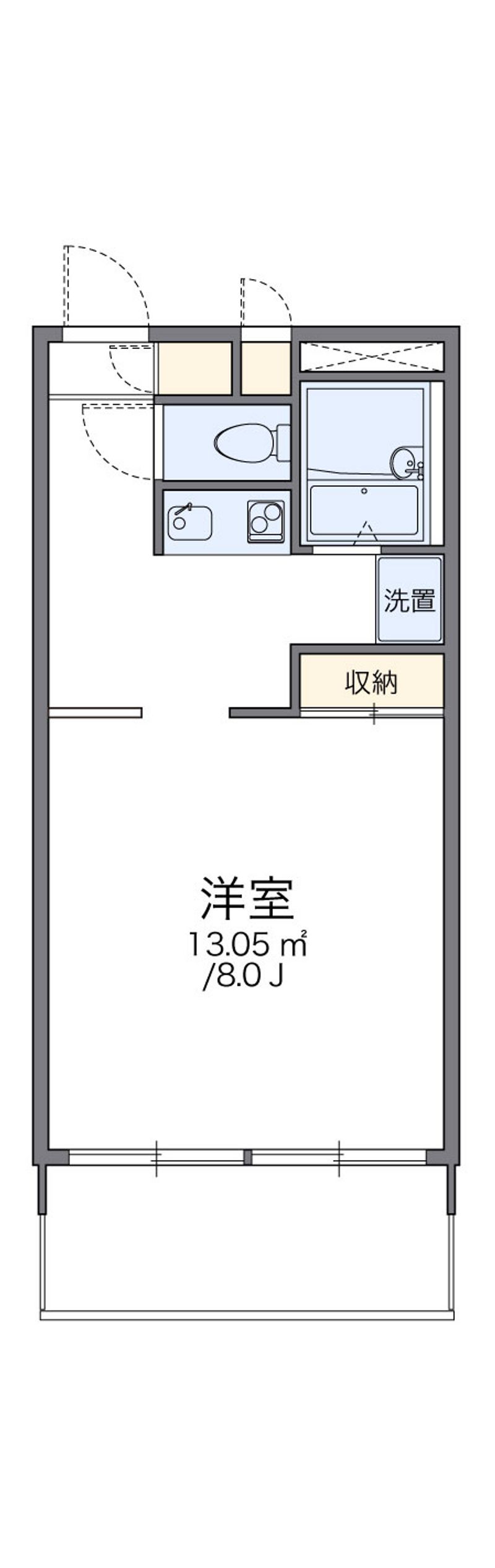 レオパレスカサグランデ 間取図