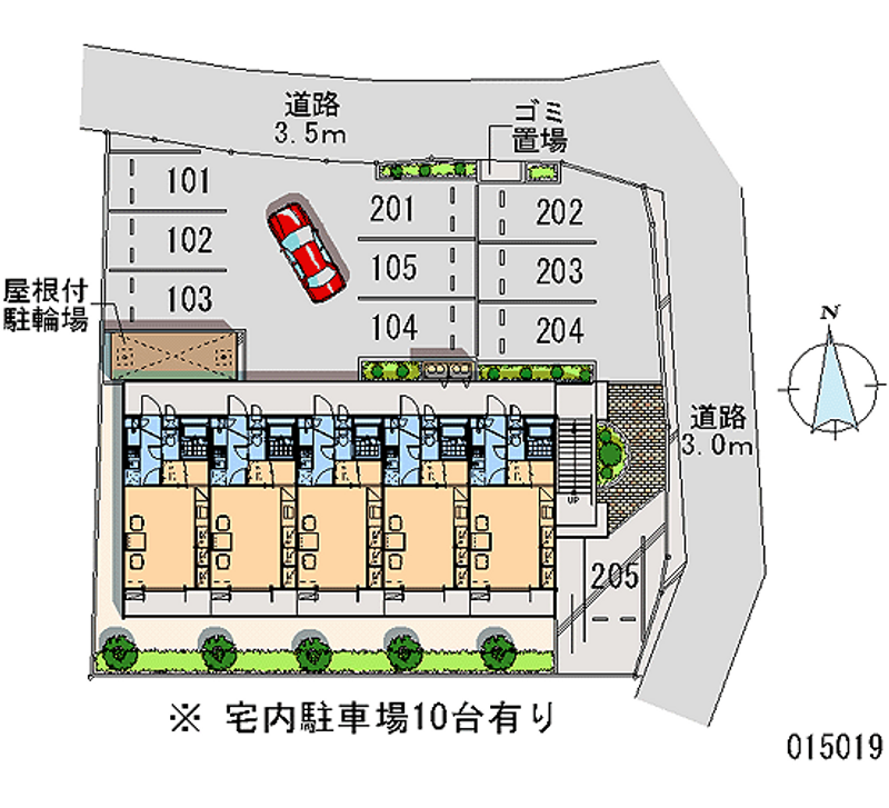 15019 Monthly parking lot