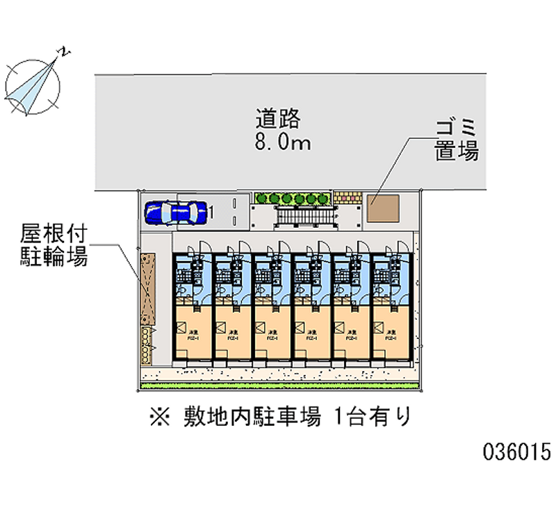 レオパレスグレース柳 月極駐車場