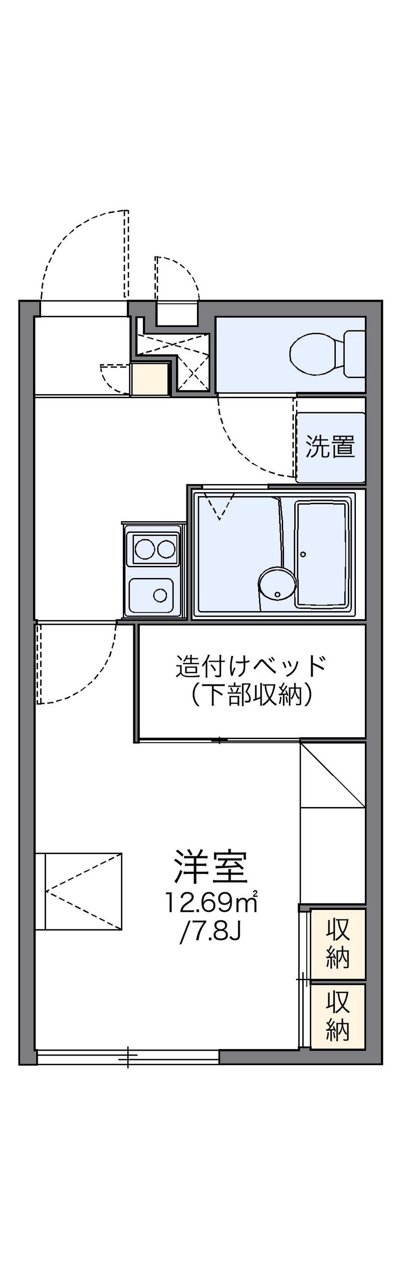 レオパレスＴ　ＵＰジョイ 間取図