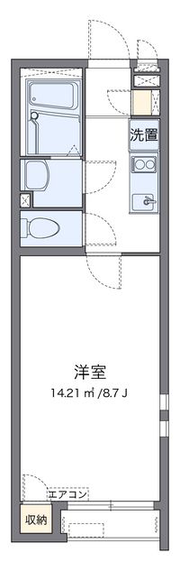 クレイノクエスタⅡ 間取り図