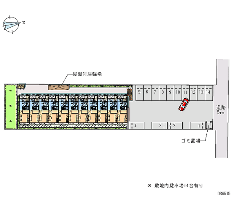 36515 Monthly parking lot