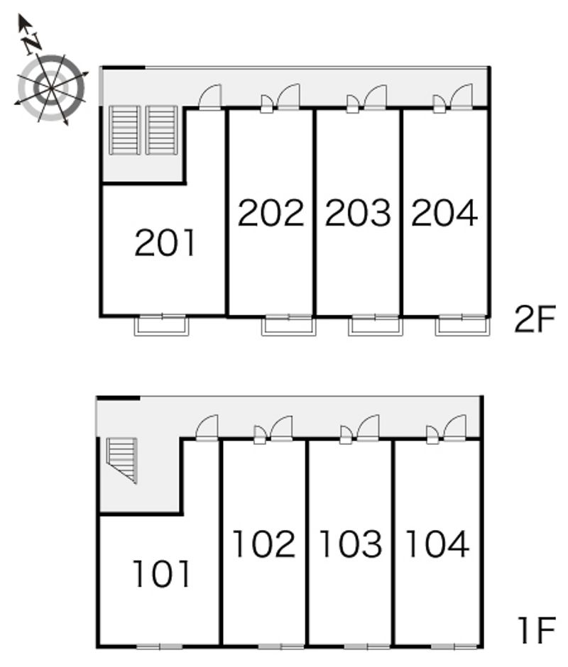 レオパレスＴＡＣＡＫＯ 間取配置図