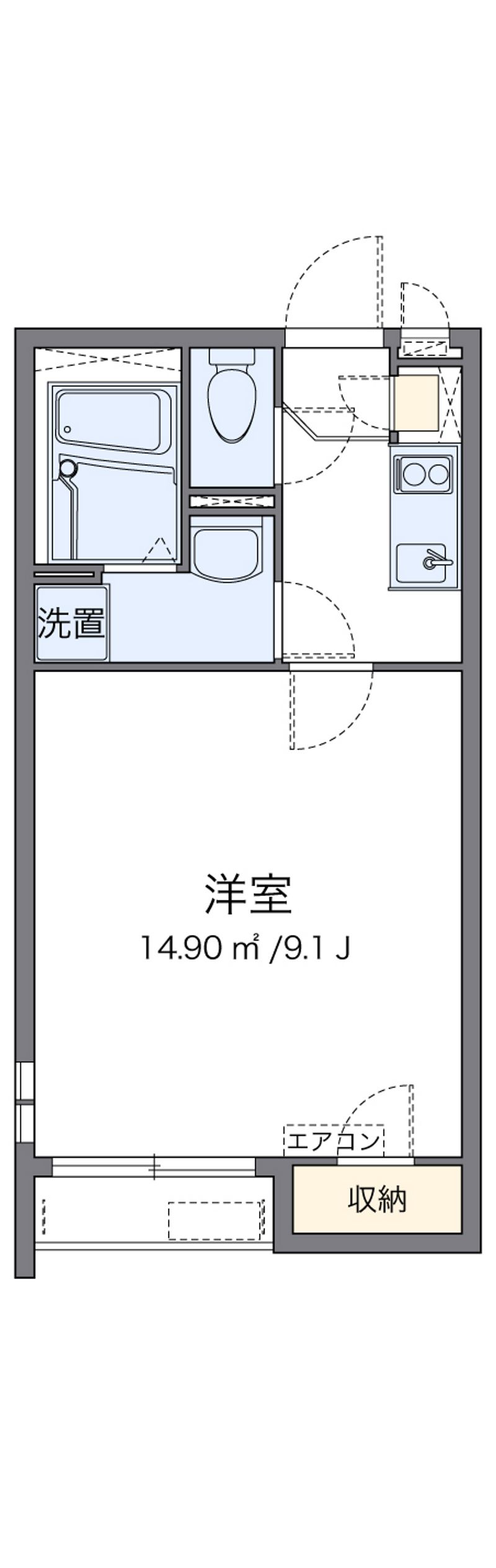 クレイノ愛琴 間取図