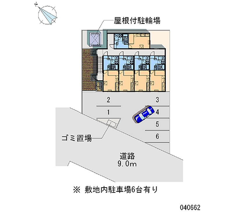 レオパレス美原 月極駐車場