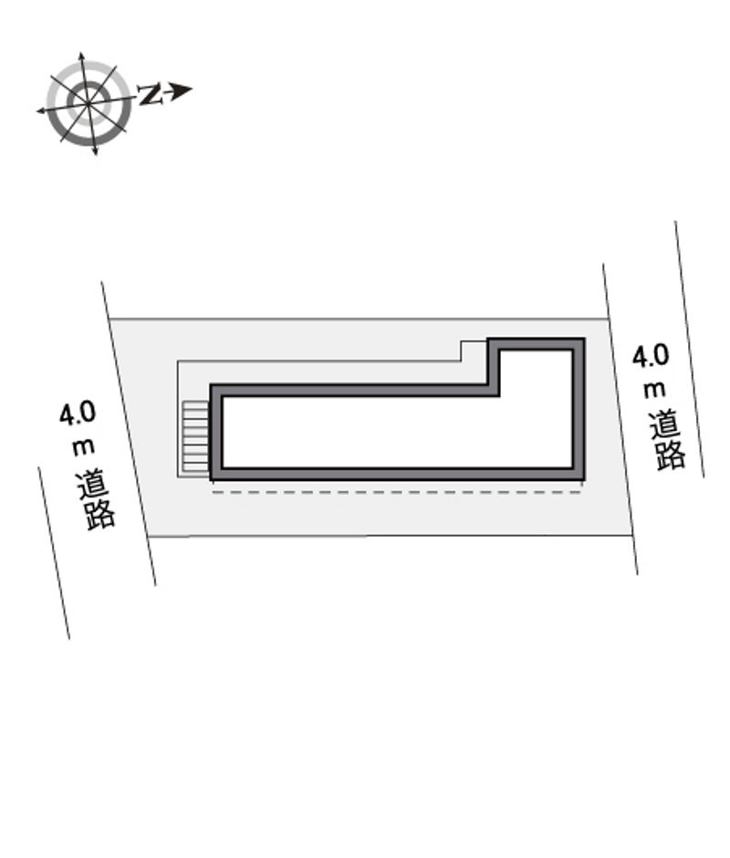 レオパレスシャルマン富士見 配置図