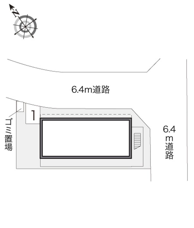 レオパレス美しが丘　山喜 配置図