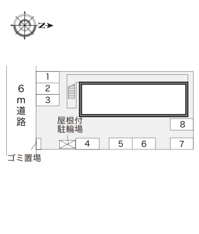 レオパレスＭＩＹＡＭＡ 配置図