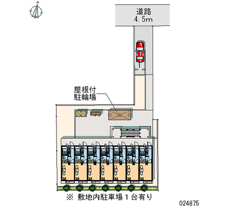 24875月租停车场