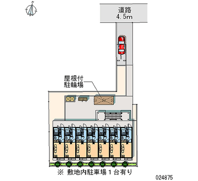 24875 Monthly parking lot