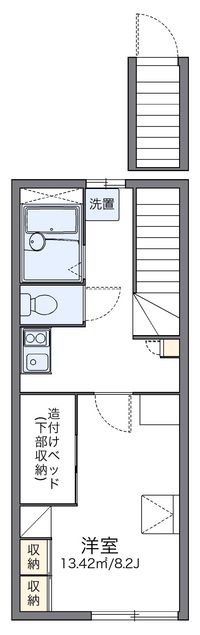 レオパレスフローラⅣ 間取り図