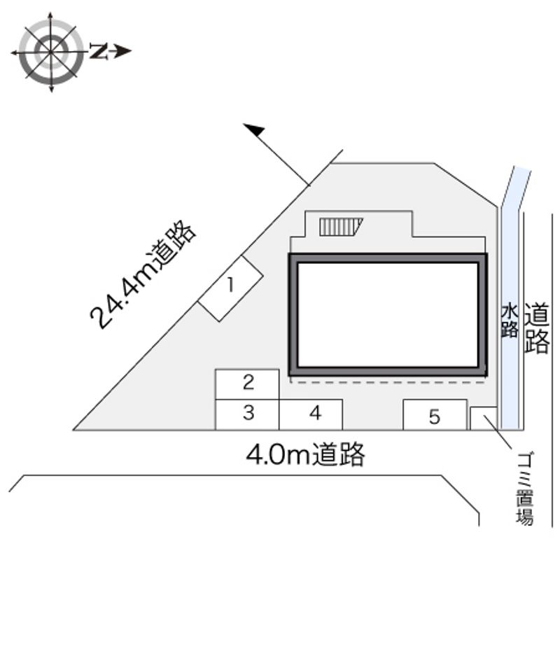 レオパレス旭水 配置図