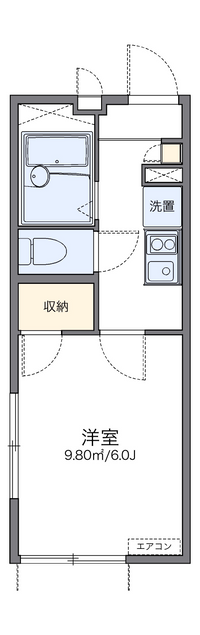 レオパレスコーエイ萩野 間取り図