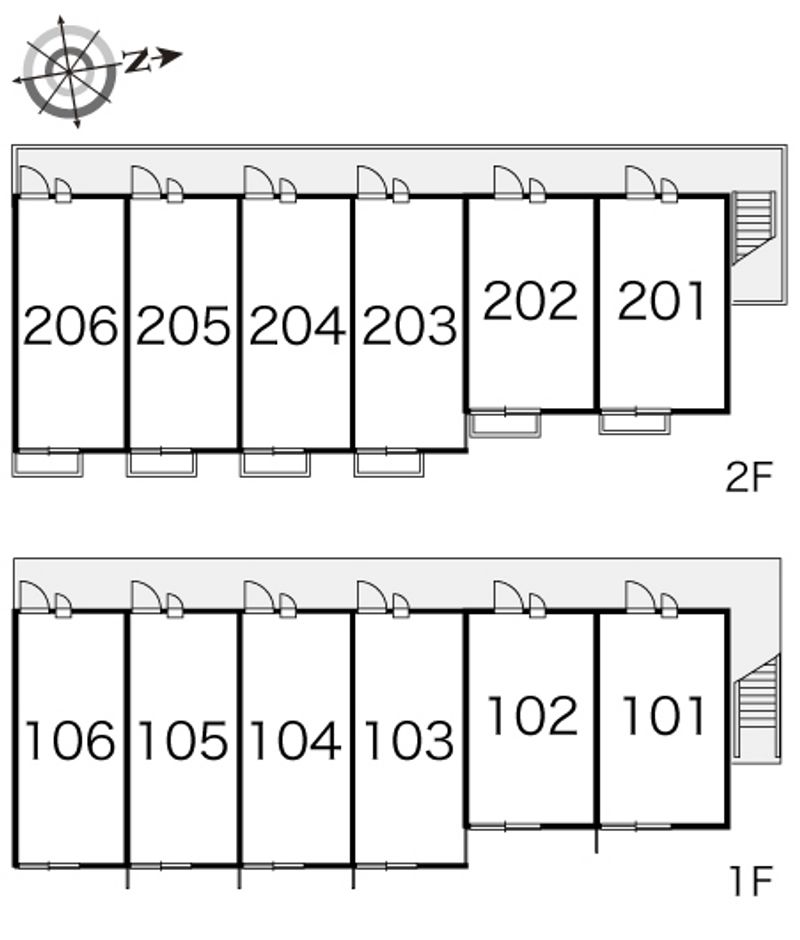 レオパレスＳＯＵ 間取配置図