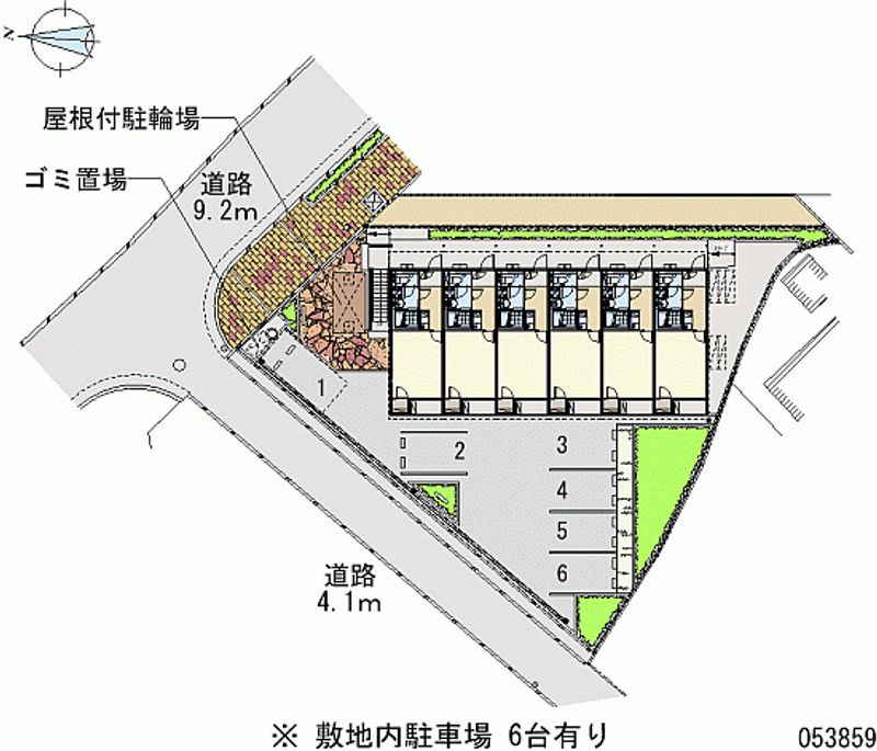 レオネクスト杉 月極駐車場