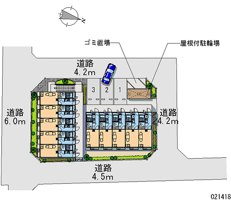 21418 Monthly parking lot