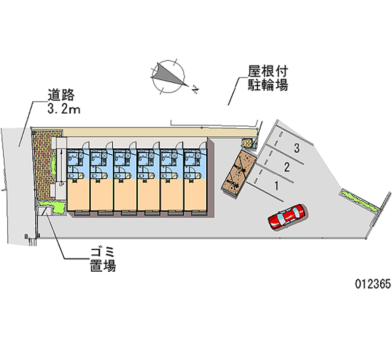 レオパレスＢＯＮＩＴＯ 区画図
