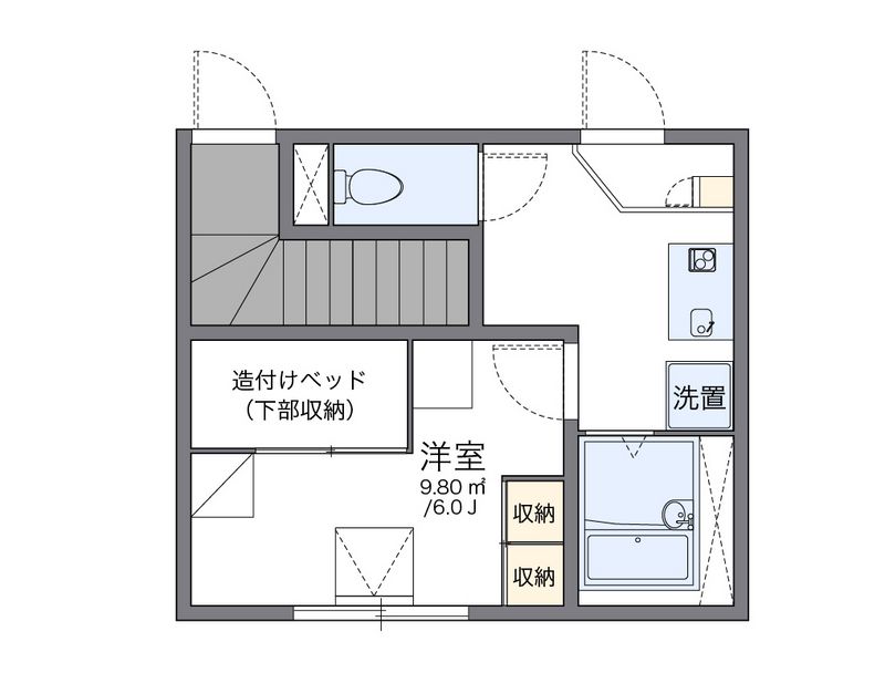 レオパレス北内 間取図