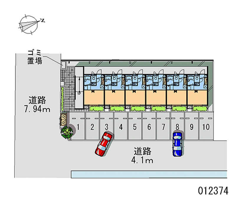 レオパレス秋桜 月極駐車場