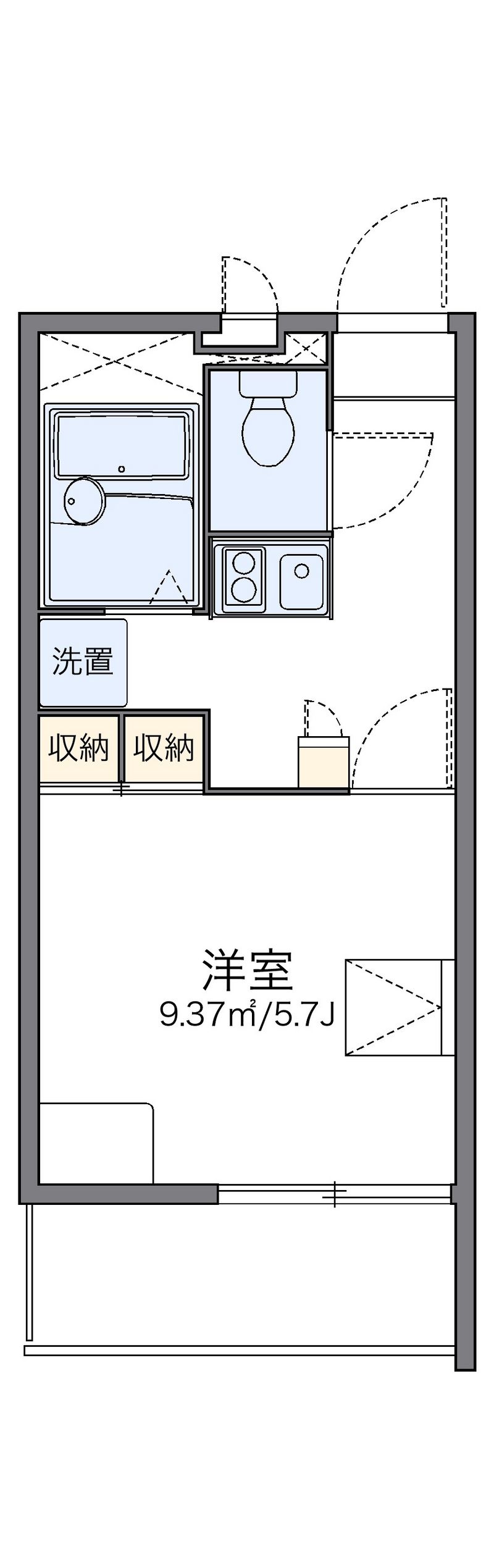 レオパレス羽邑 間取り