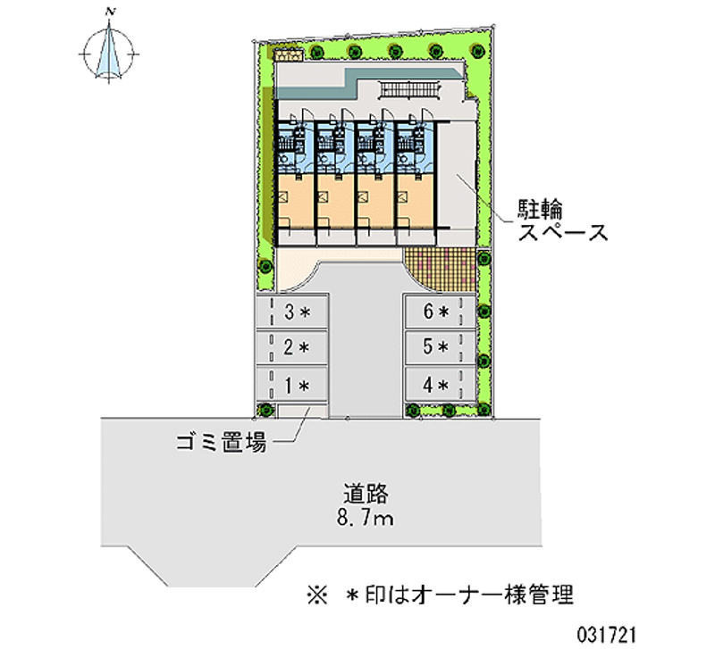 レオパレスＩＺＵＭＩ 区画図