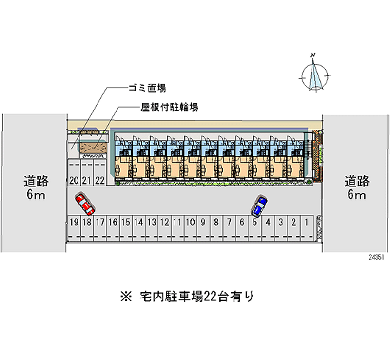 24351 Monthly parking lot