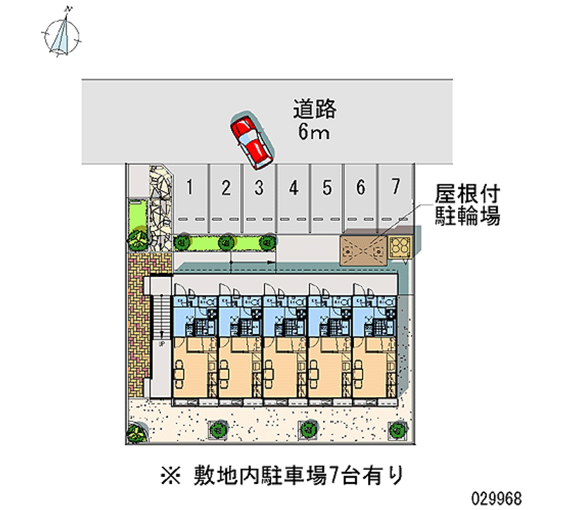 レオパレス照光 月極駐車場