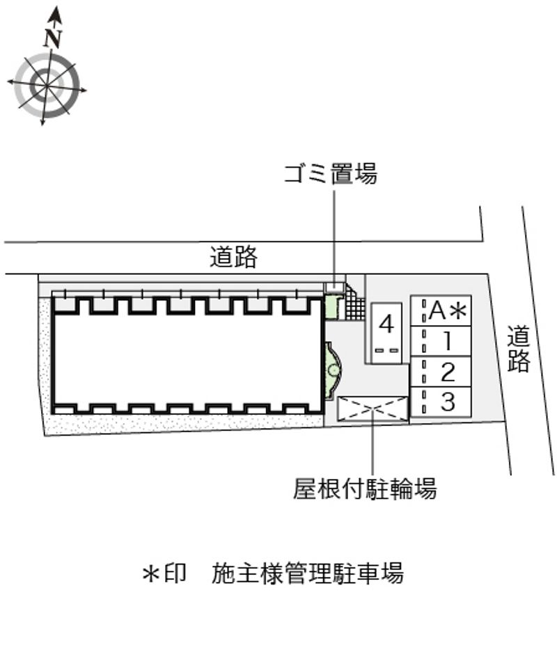 レオネクスト若宮町 配置図