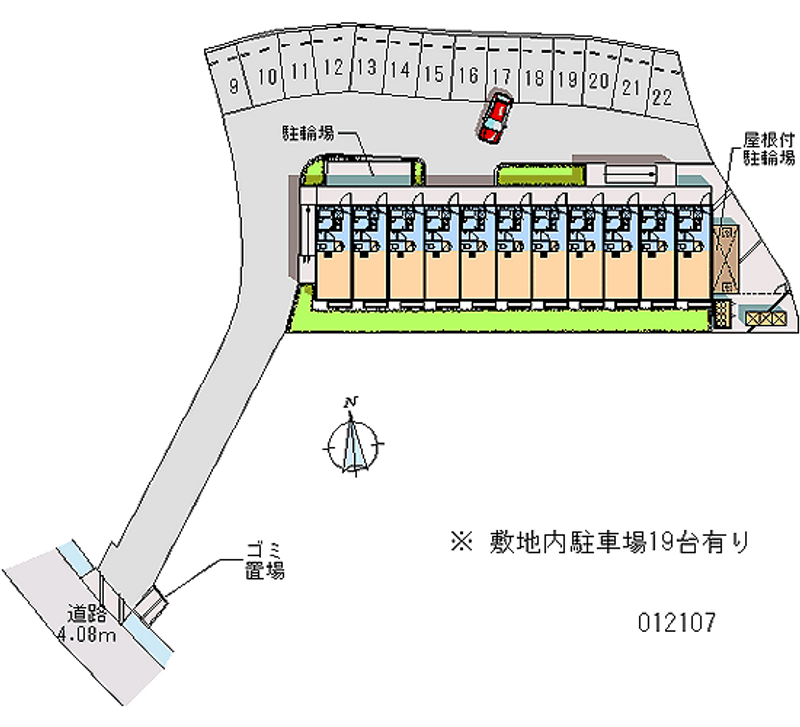 レオパレス弘西 区画図