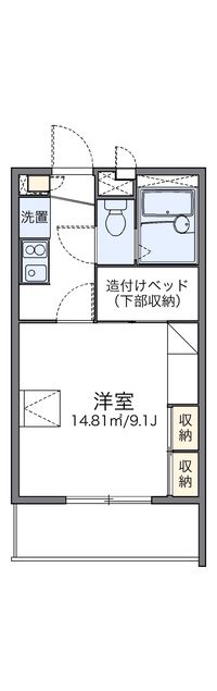 レオパレス多田４ 間取図