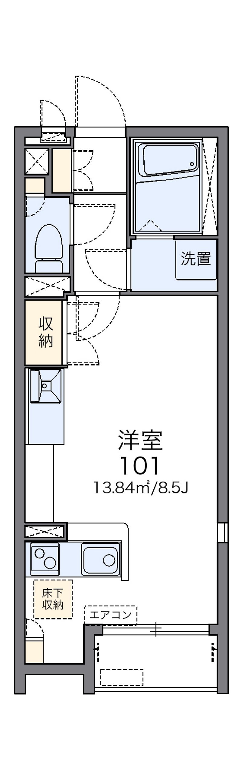レオネクストＮＡＫＡＪＩＭＡ 間取り