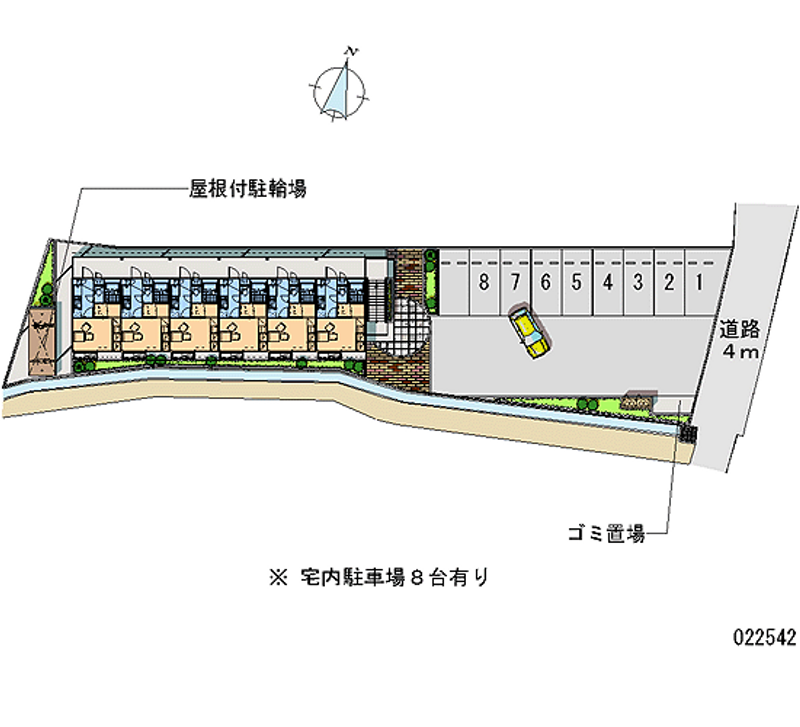 22542 Monthly parking lot