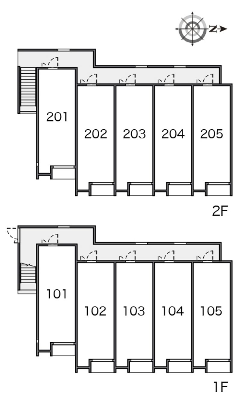 レオネクストガルデニア 間取配置図