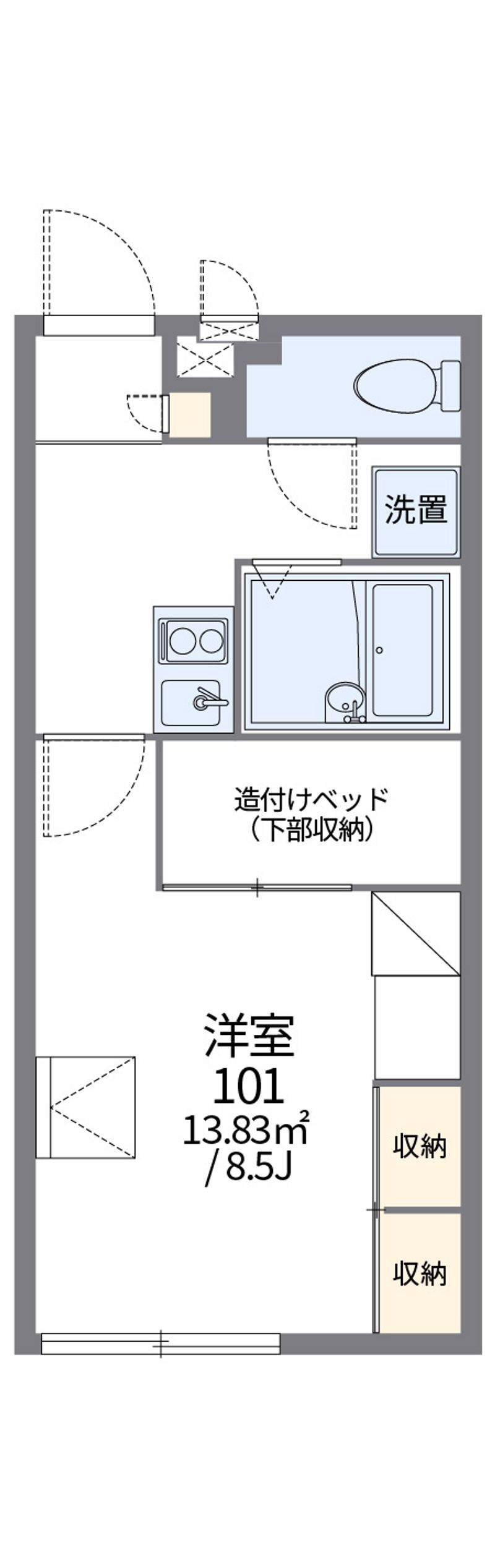 レオパレス糸満Ｓｏｕｔｈ 間取図
