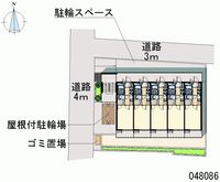 レオパレスフラットメイト新都心 区画図
