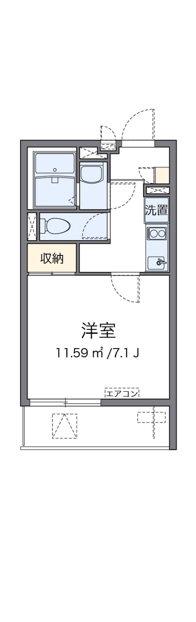 クレイノアンジュ鶴間 間取図