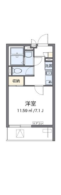 クレイノアンジュ鶴間 間取り図