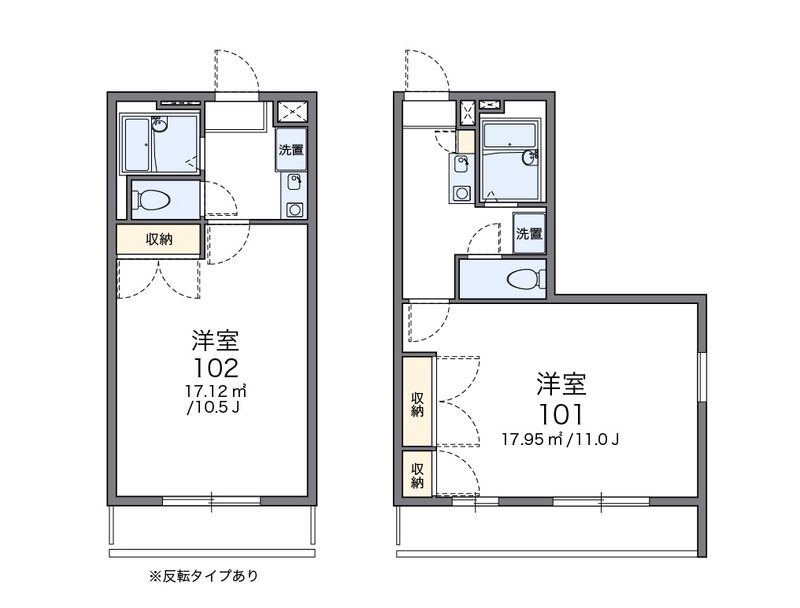 レオパレスＩＲＩＳ 間取図