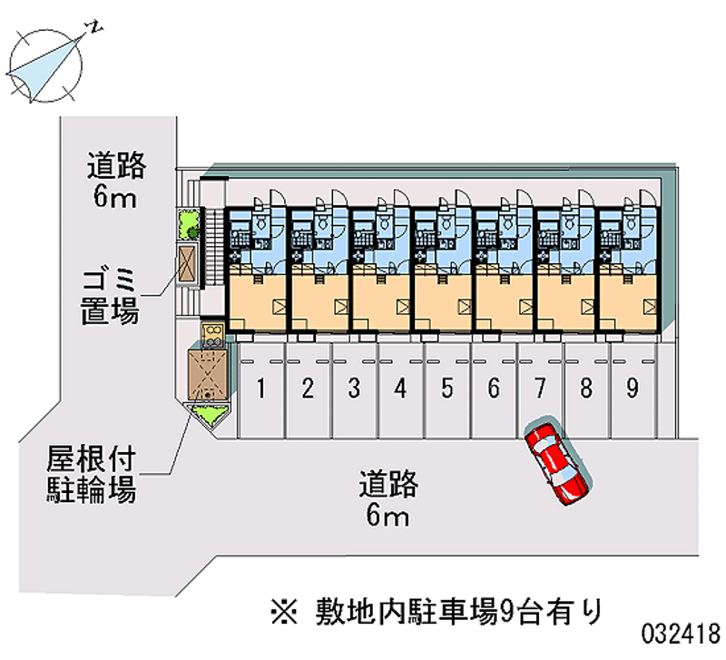 レオパレス田園 月極駐車場